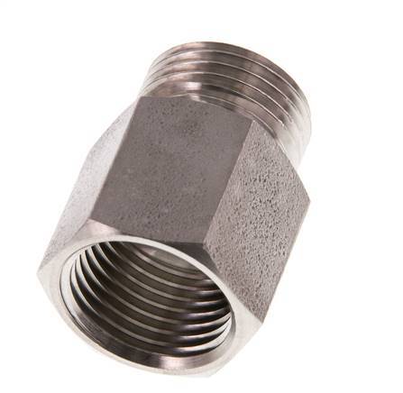 G 1/2'' F/M RVS Verlengstuk 40 Bar - 22 mm