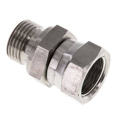 G 1/2'' F/M RVS Neusstuk 300 Bar - Hydrauliek