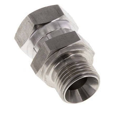 G 1/2'' F/M RVS Neusstuk 300 Bar - Hydrauliek
