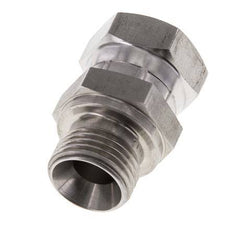 G 1/2'' F/M RVS Neusstuk 300 Bar - Hydrauliek