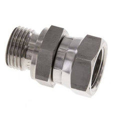 G 1/2'' F/M RVS Neusstuk 300 Bar - Hydrauliek
