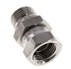 G 1/2'' F/M RVS Neusstuk 300 Bar - Hydrauliek