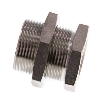 G 1/2'' x M28x1.5 F/M Stainless steel Bulkhead Fitting 40 Bar