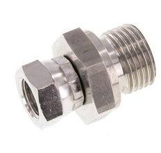 G 1/4'' x G 1/2'' F/M RVS Neusstuk 350 Bar - Hydrauliek