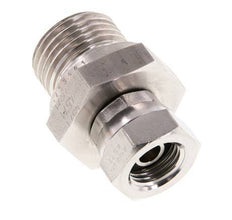 G 1/4'' x G 1/2'' F/M RVS Neusstuk 350 Bar - Hydrauliek