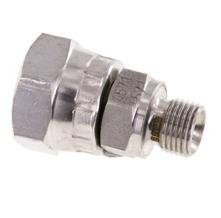 G 1/4'' x G 1/8'' F/M RVS Neusstuk 400 Bar - Hydrauliek