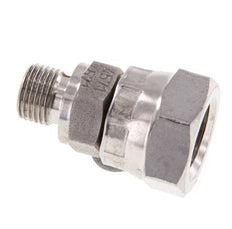 G 1/4'' x G 1/8'' F/M RVS Neusstuk 400 Bar - Hydrauliek