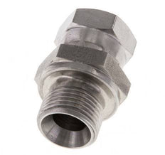 G 1/4'' x G 3/8'' F/M Stainless steel Reducing Adapter 325 Bar - Hydraulic