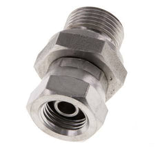 G 1/4'' x G 3/8'' F/M Stainless steel Reducing Adapter 325 Bar - Hydraulic