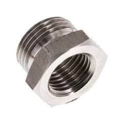 G 1/4'' x G 3/8'' F/M RVS Verloopring 40 Bar