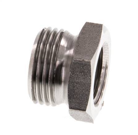 G 1/4'' x G 3/8'' F/M RVS Verloopring 40 Bar