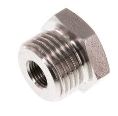G 1/8'' x G 1/2'' F/M RVS Verloopring 40 Bar