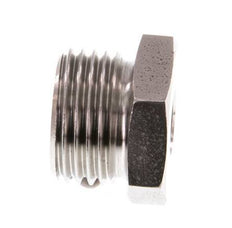 G 1/8'' x G 1/2'' F/M RVS Verloopring 40 Bar
