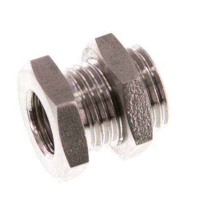 G 1/8'' x G 1/4'' F/M Stainless steel Bulkhead Fitting 40 Bar