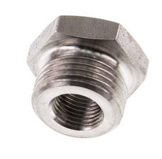 G 1/8'' x G 3/8'' F/M RVS Verloopring 40 Bar