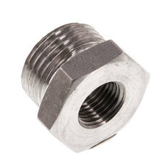 G 1/8'' x G 3/8'' F/M RVS Verloopring 40 Bar