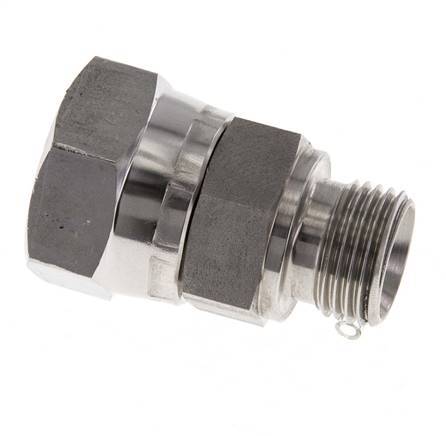 G 3/4'' x G 1/2'' F/M RVS Neusstuk 175 Bar - Hydrauliek