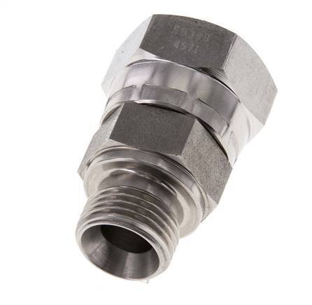 G 3/4'' x G 1/2'' F/M RVS Neusstuk 175 Bar - Hydrauliek