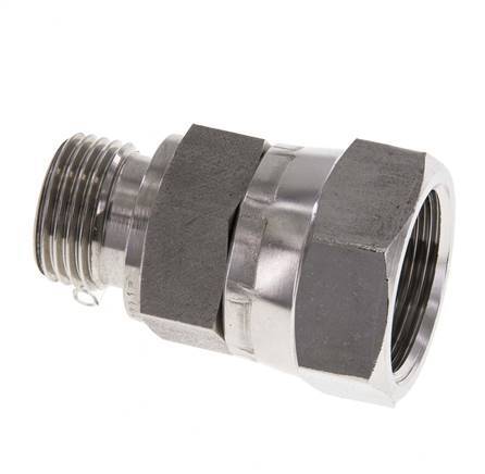 G 3/4'' x G 1/2'' F/M RVS Neusstuk 175 Bar - Hydrauliek