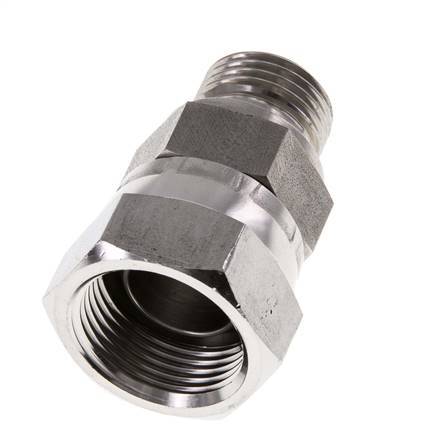 G 3/4'' x G 1/2'' F/M RVS Neusstuk 175 Bar - Hydrauliek