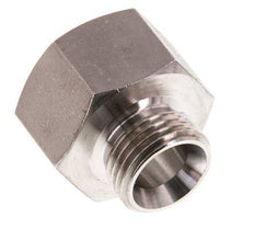 G 3/4'' x G 1/2'' F/M RVS Verloopring 40 Bar