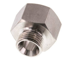 G 3/4'' x G 1/2'' F/M RVS Verloopring 40 Bar