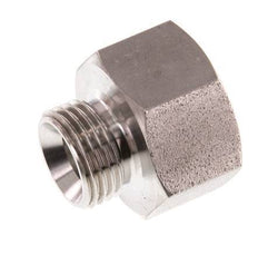 G 3/4'' x G 1/2'' F/M RVS Verloopring 40 Bar