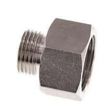 G 3/4'' x G 1/2'' F/M RVS Verloopring 40 Bar