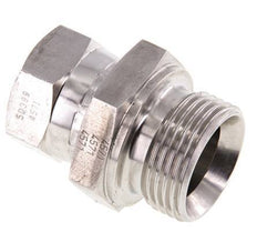 G 3/4'' x G 1'' F/M RVS Neusstuk 175 Bar - Hydrauliek