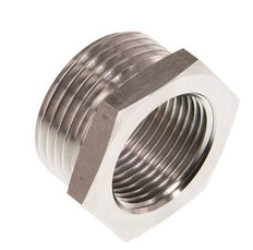 G 3/4'' x G 1'' F/M RVS Verloopring 40 Bar