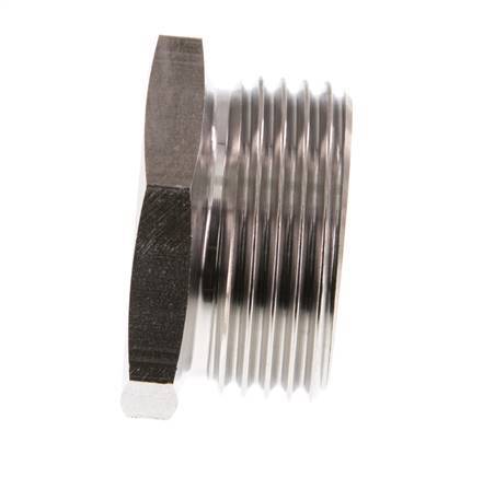 G 3/4'' x G 1'' F/M RVS Verloopring 40 Bar