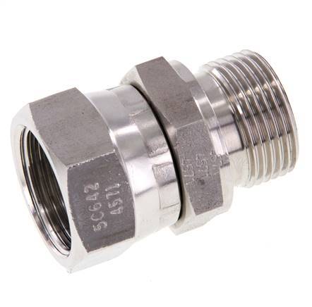 G 3/4'' F/M RVS Neusstuk 175 Bar - Hydrauliek