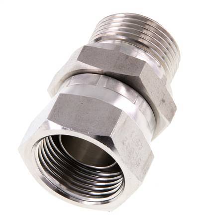 G 3/4'' F/M RVS Neusstuk 175 Bar - Hydrauliek