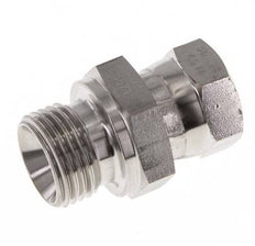 G 3/8'' x G 1/2'' F/M RVS Neusstuk 350 Bar - Hydrauliek