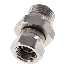 G 3/8'' x G 1/2'' F/M RVS Neusstuk 350 Bar - Hydrauliek