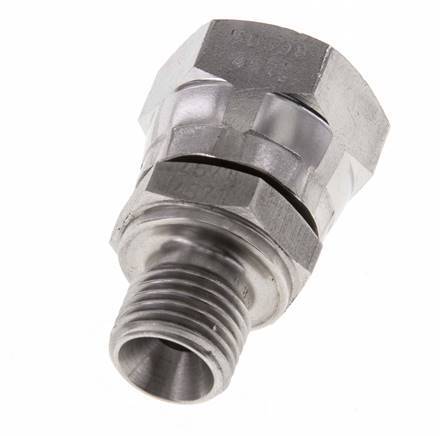 G 3/8'' x G 1/4'' F/M RVS Neusstuk 350 Bar - Hydrauliek