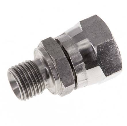 G 3/8'' x G 1/4'' F/M RVS Neusstuk 350 Bar - Hydrauliek