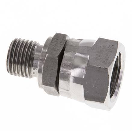 G 3/8'' x G 1/4'' F/M RVS Neusstuk 350 Bar - Hydrauliek