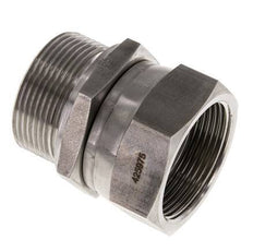 G 1 1/2'' F/M RVS Neusstuk 125 Bar - Hydrauliek