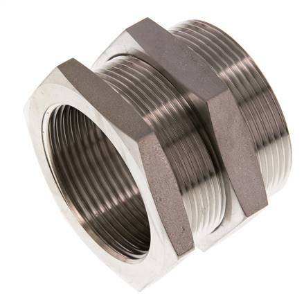 G 1 1/2'' x M54x2 F/M Stainless steel Bulkhead Fitting 40 Bar