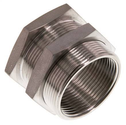 G 1 1/2'' x M54x2 F/M Stainless steel Bulkhead Fitting 40 Bar