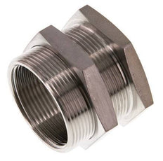 G 1 1/2'' x M54x2 F/M Stainless steel Bulkhead Fitting 40 Bar