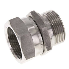 G 1 1/4'' F/M RVS Neusstuk 150 Bar - Hydrauliek