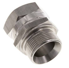 G 1 1/4'' F/M RVS Neusstuk 150 Bar - Hydrauliek
