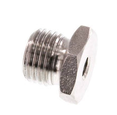 M5 x G 1/4'' F/M RVS Verloopring 40 Bar