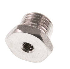 M5 x G 1/4'' F/M RVS Verloopring 40 Bar