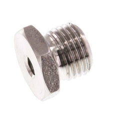 M5 x G 1/4'' F/M RVS Verloopring 40 Bar