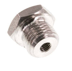 M5 x G 1/4'' F/M RVS Verloopring 40 Bar