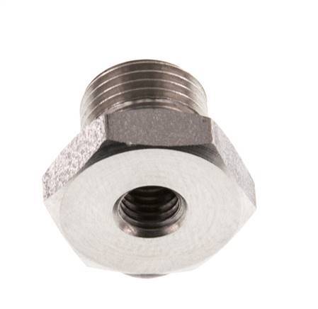 M5 x G 1/8'' F/M RVS Verloopring 40 Bar