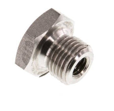 M5 x G 1/8'' F/M RVS Verloopring 40 Bar